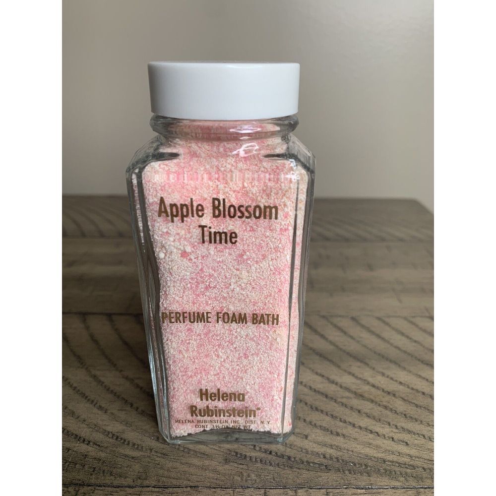 Vtg Helena Rubenstein Apple Blossom Time Perfume Foam Bath Salt New